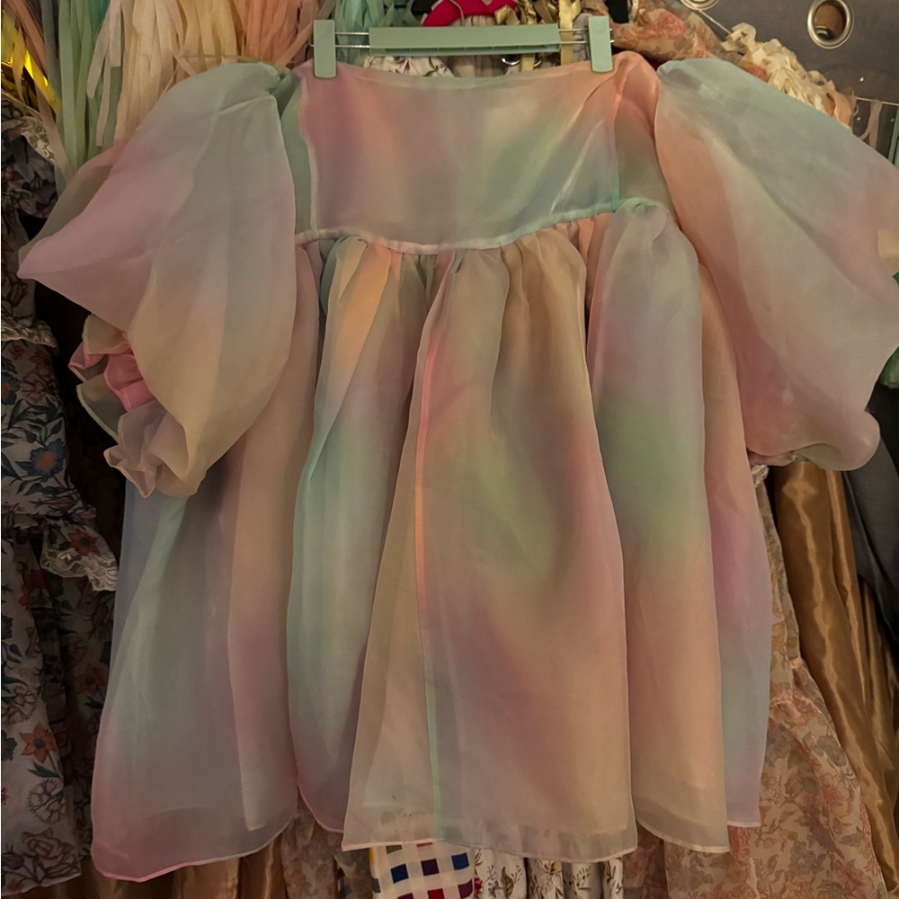 Selkie Rainbow Puff dress size 22